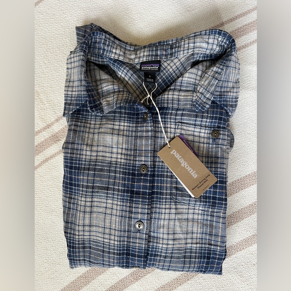 NWT Patagonia Women’s Driving Song Flannel Shirt